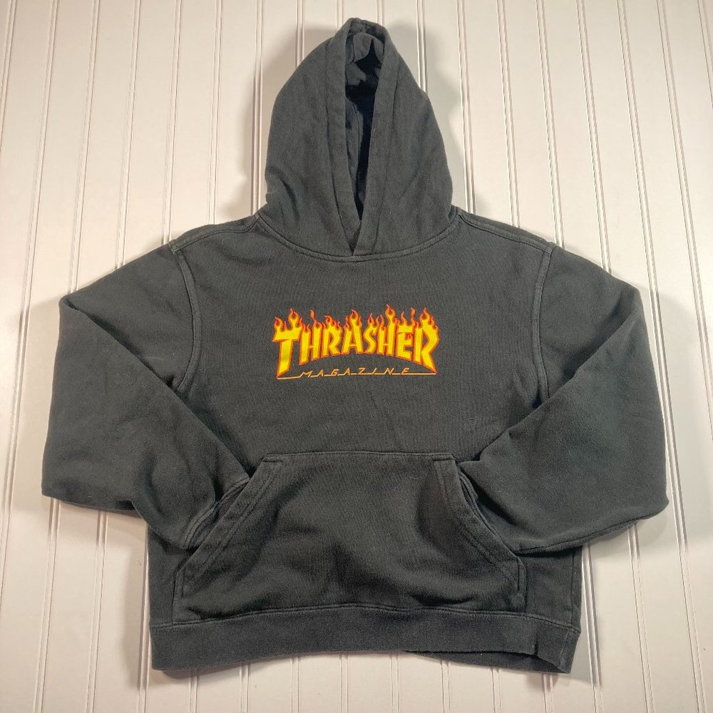 THRASHER Hoodie for Women Size Small Black